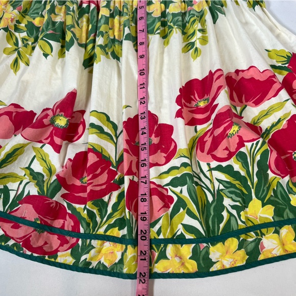 Vintage Floral Botanical Hostess Half Apron Kitchen Cooking Baking - Picture 13 of 13